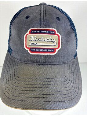 Vintage American Needle Kentucky Hat Blue White Embroidered Adjustable Baseball